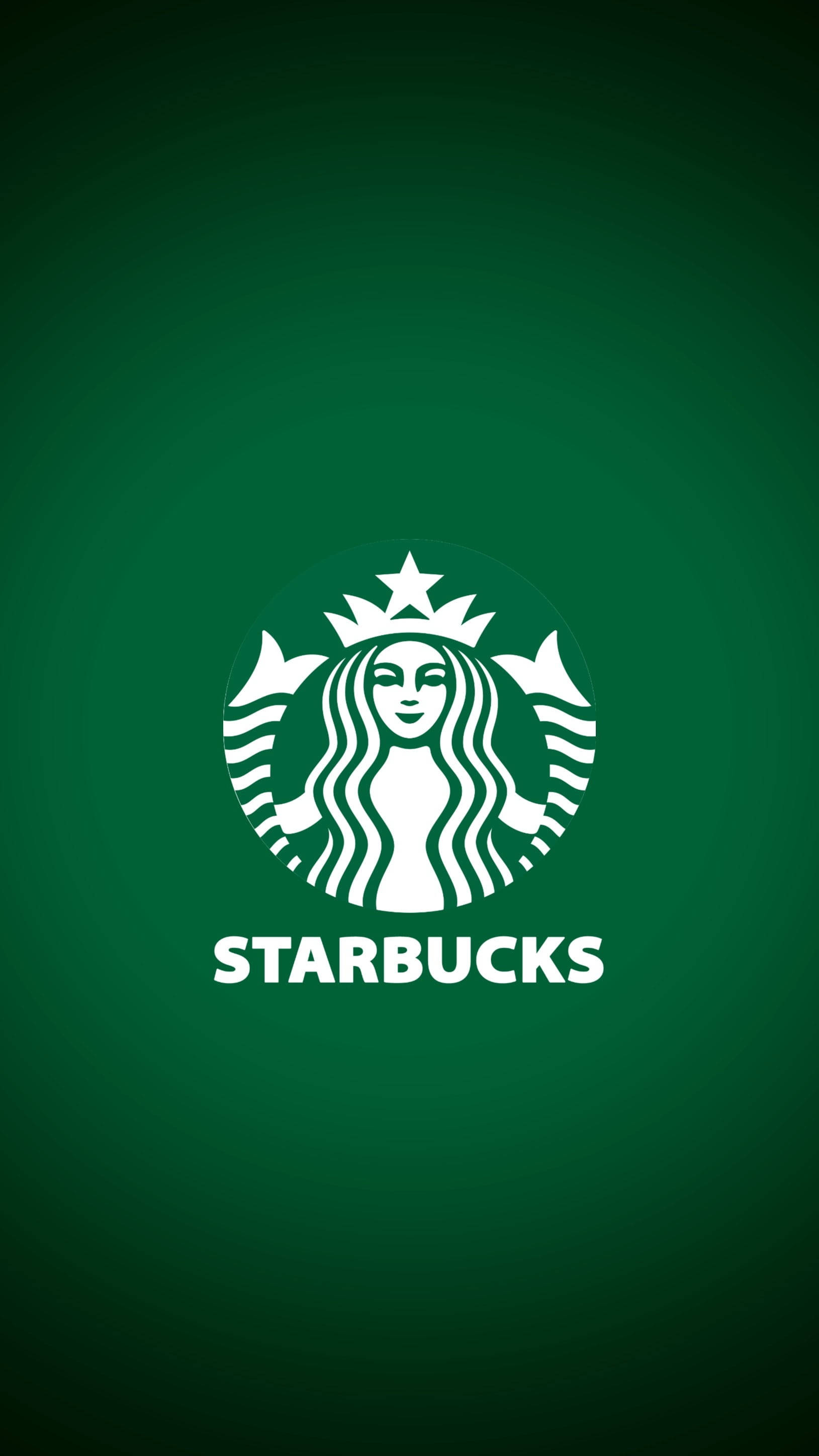 Mørkegrøn Starbucks iPhone Wallpapers