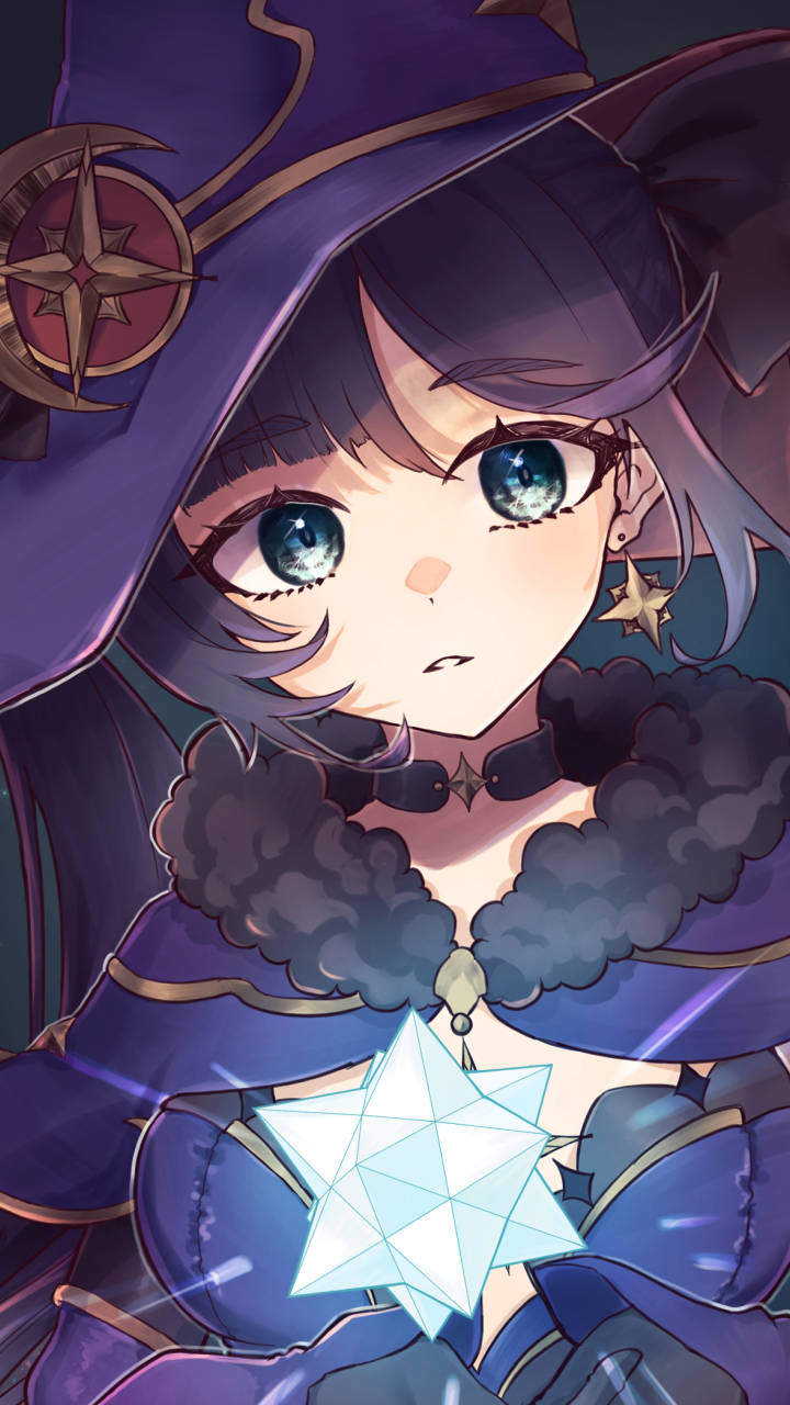 Mona Genshin Impact Telefon Wallpapers