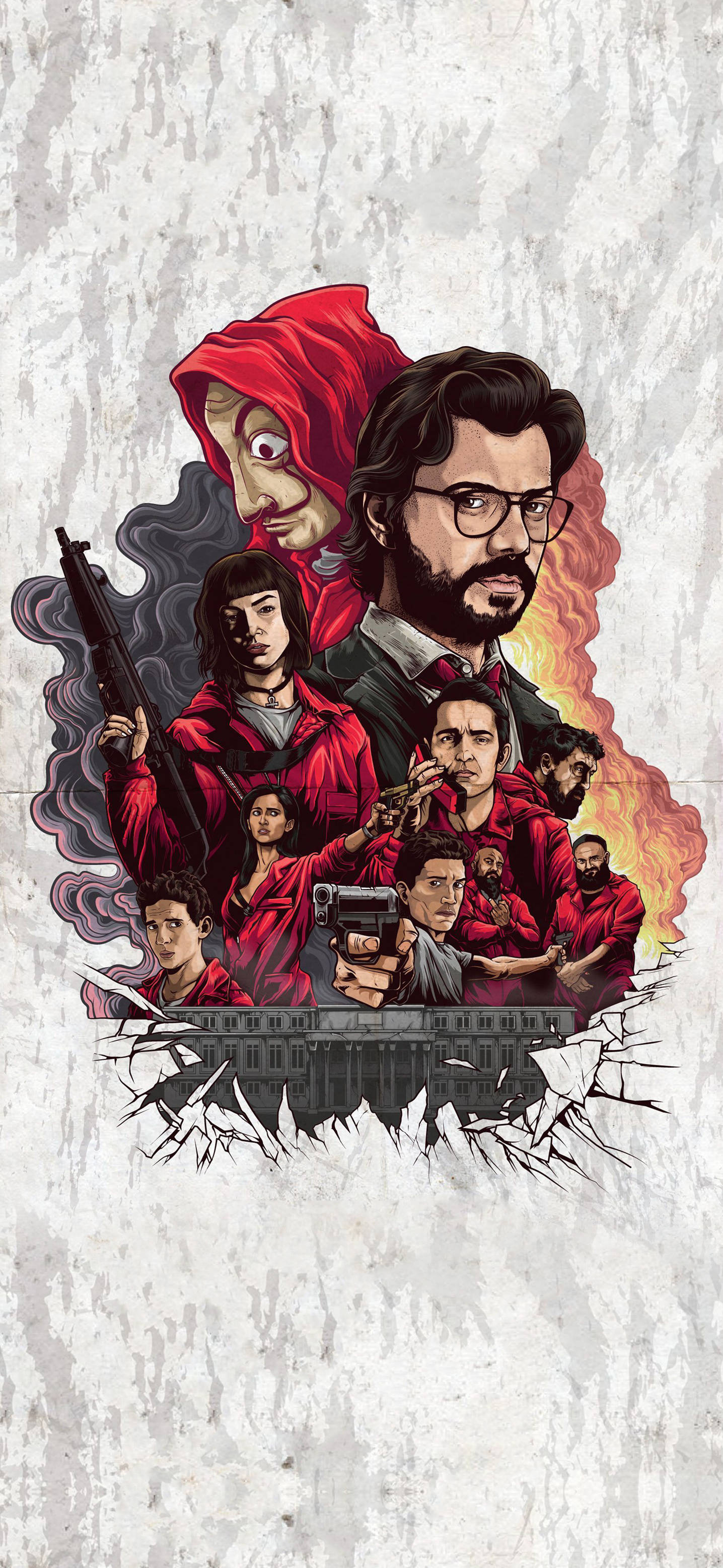 Money Heist plakatkunst Wallpapers