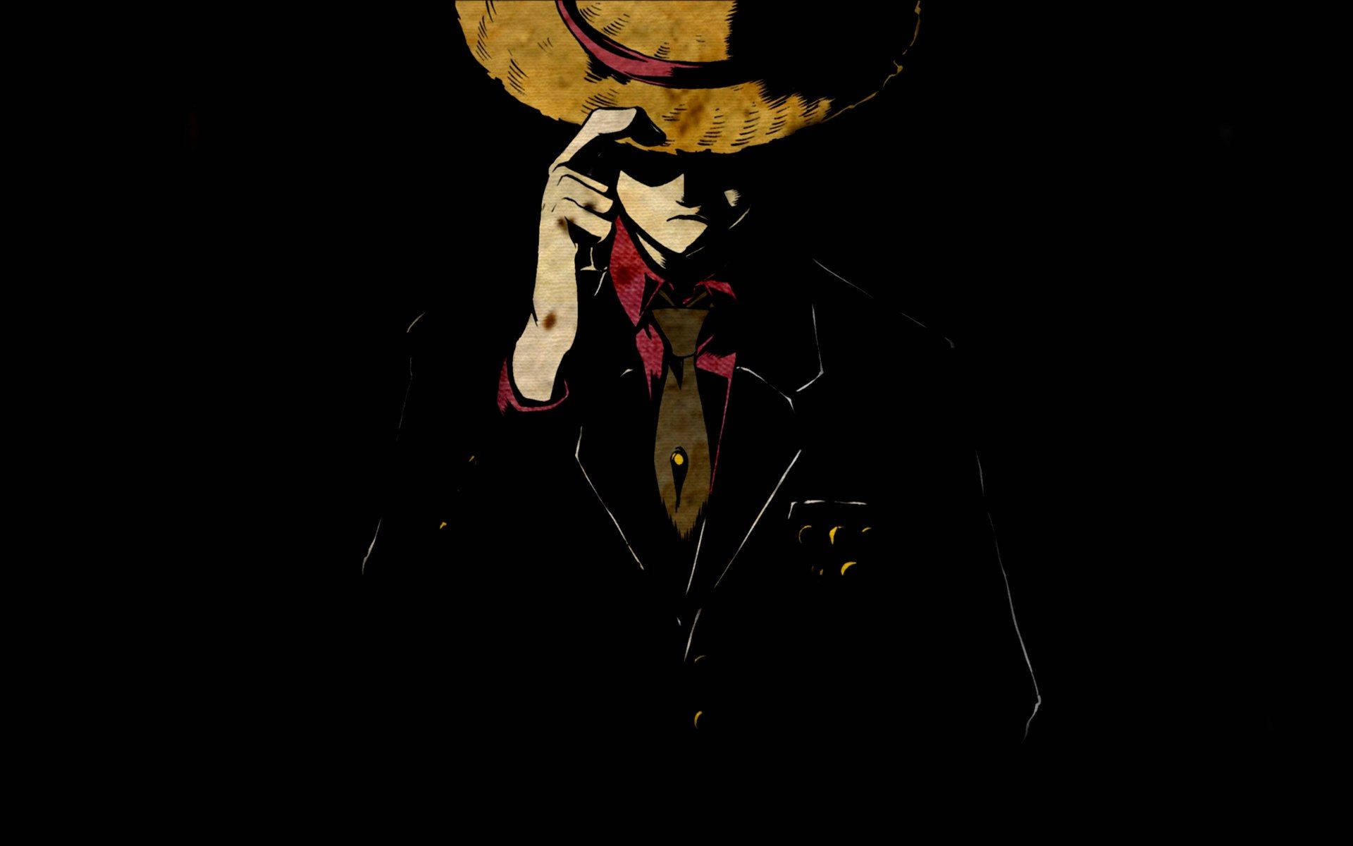 "Monkey D. Luffy Beslutsom på at Fortsætte Sit Pirateventyr" Wallpapers