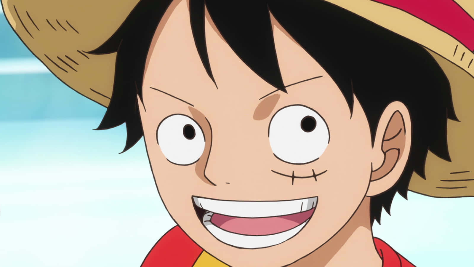 Monkey D. Luffy, der har opdaget sin skæbne som Piratkongen. Wallpapers