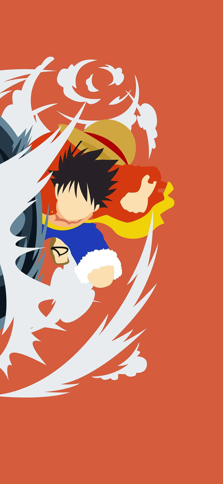 Monkey D. Luffy Orange Anime Wallpapers