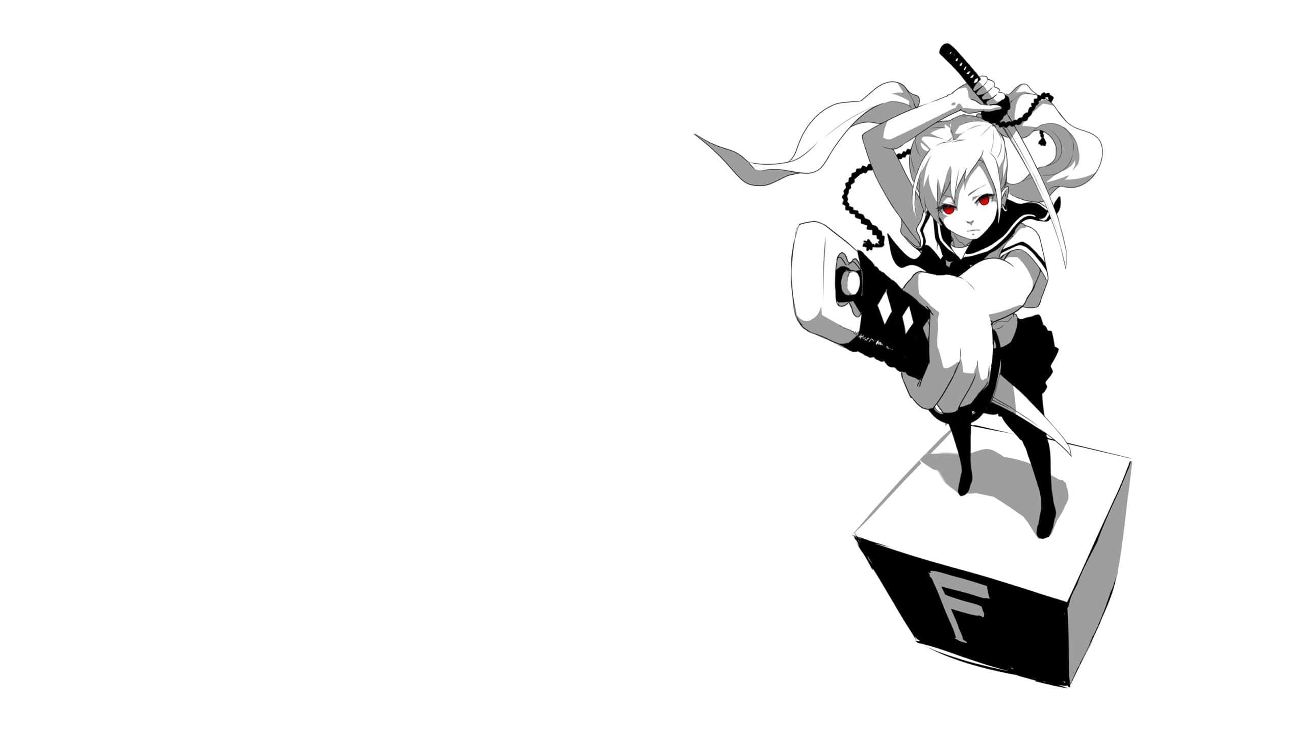 Monokrom Anime Drømmelandskab Wallpapers