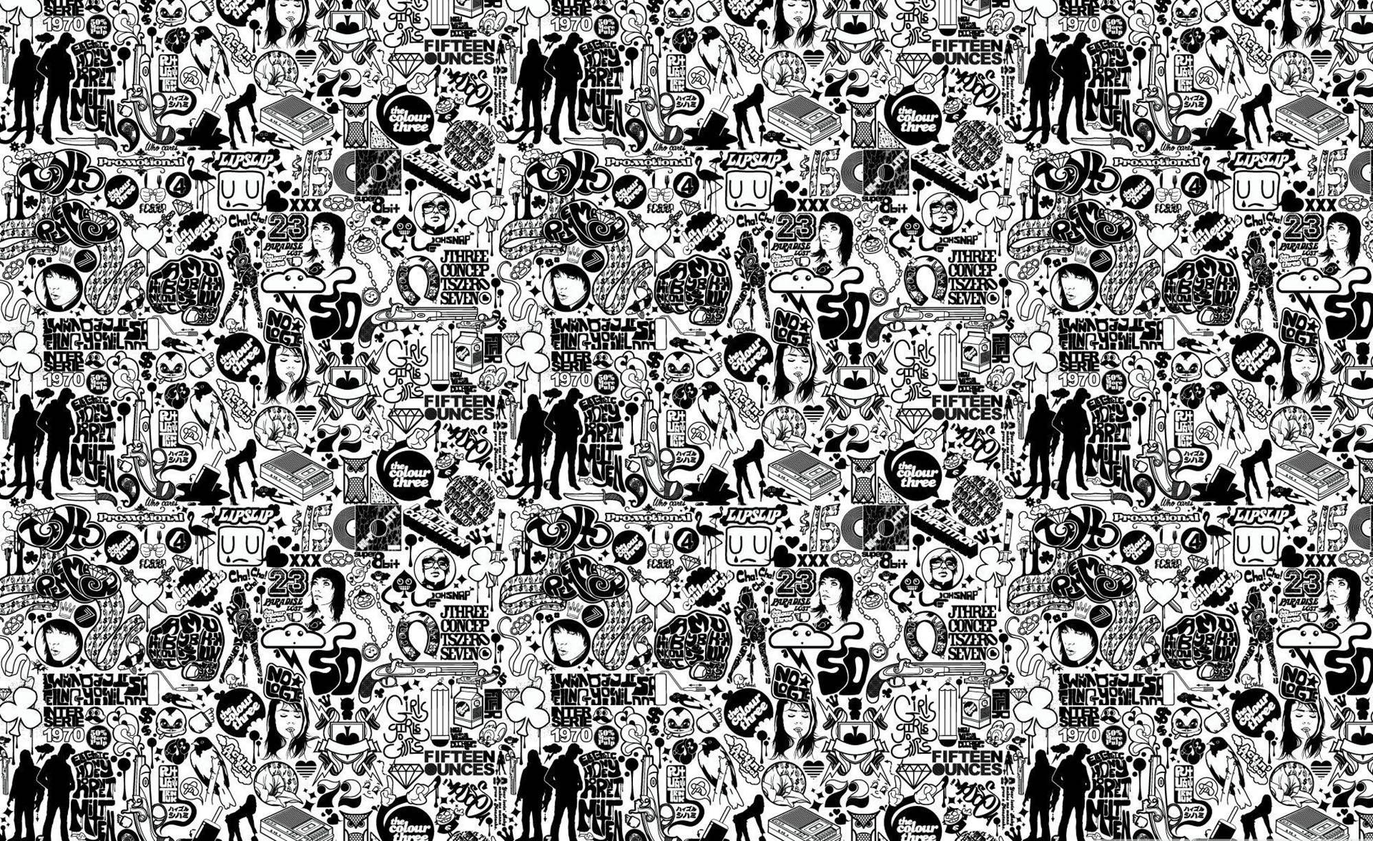 Monokrom indie-æstetik Wallpapers