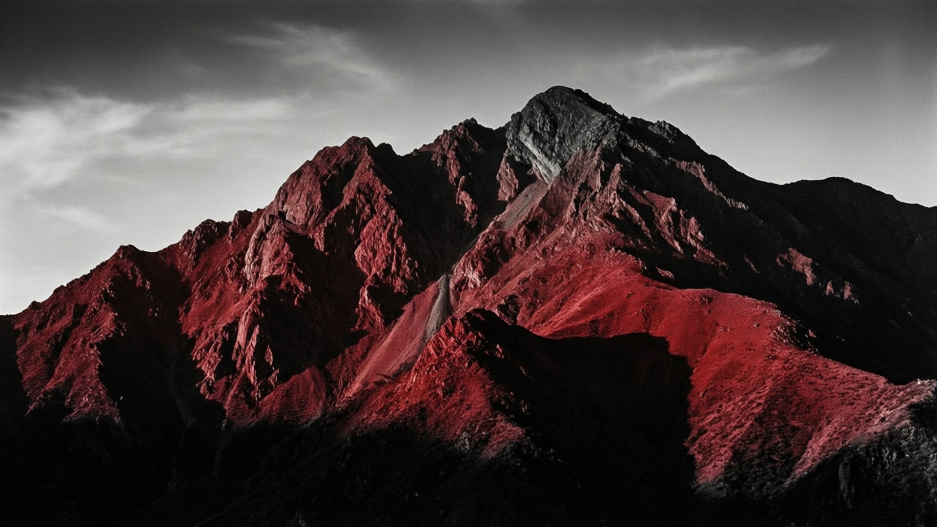 Monokrom Rød Wallpapers