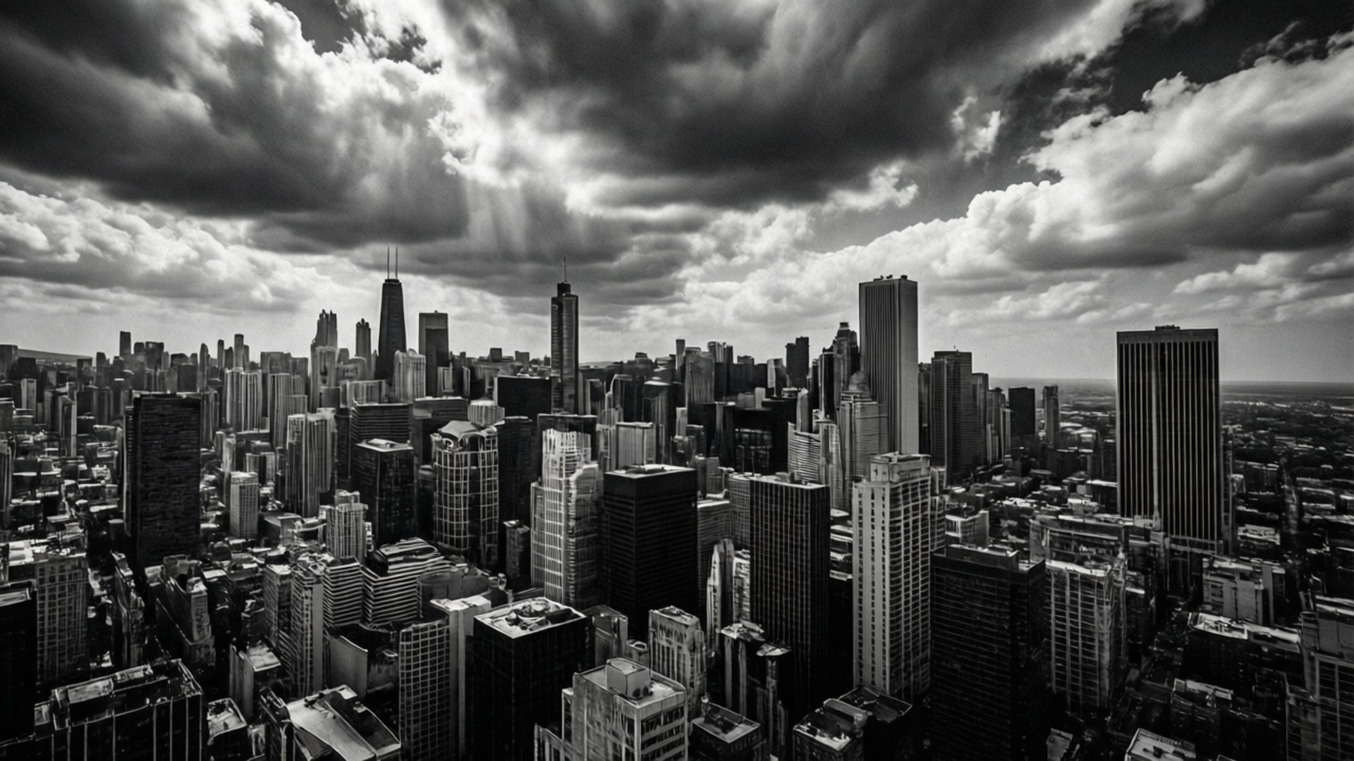 Monokrom Skyline Wallpapers