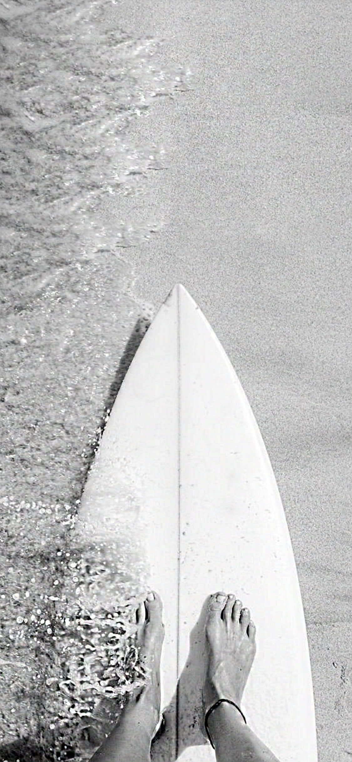 Monokrom surfbræt Wallpapers