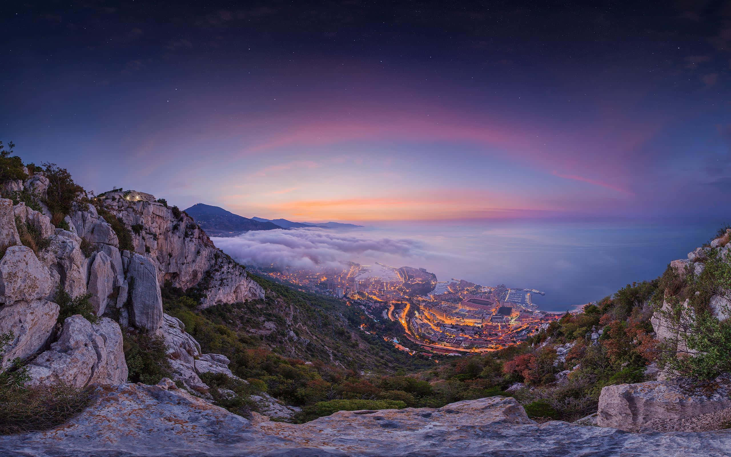 Monte Carlo Monaco Sommer Solopgang MacBook Standard Wallpapers