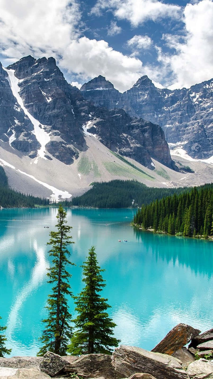 Moraine Lake Canada til Android Natur Wallpapers