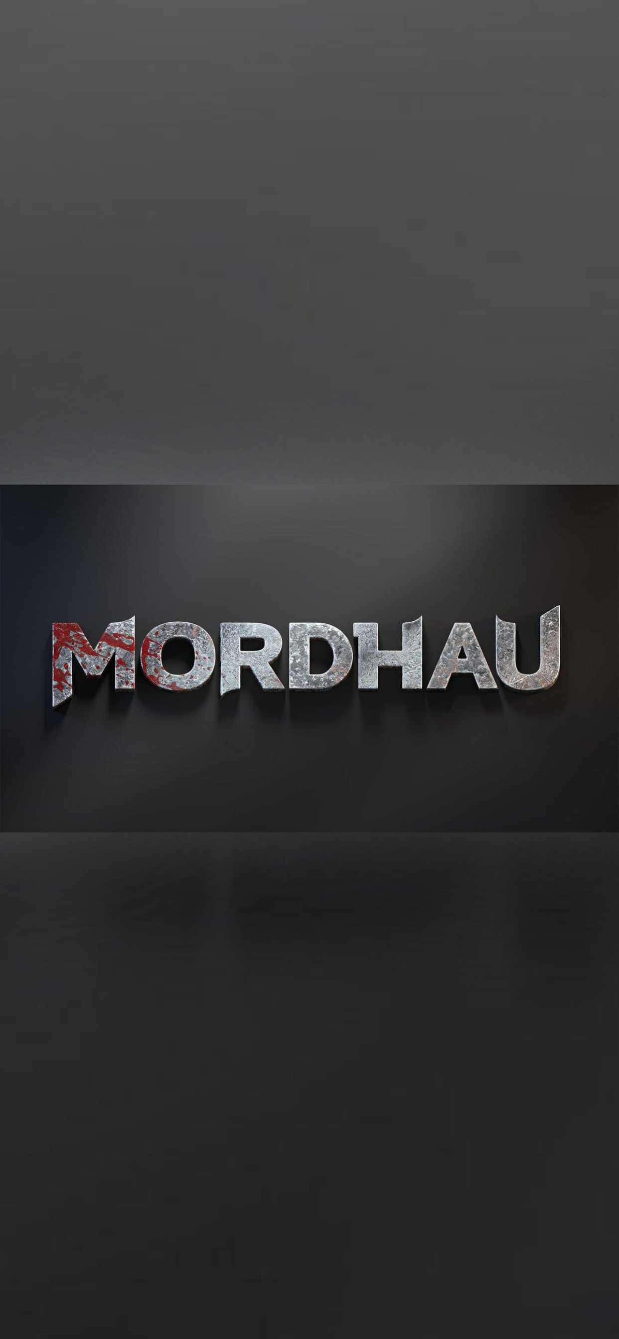 mordhau logo på en mørk baggrund Wallpapers