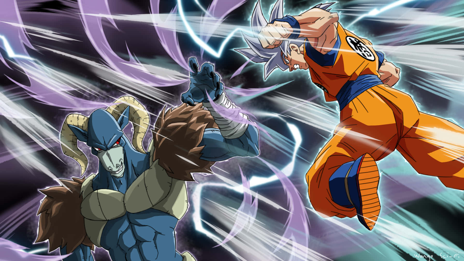 Moro vs. Goku Dragon Ball Super Billede Wallpapers