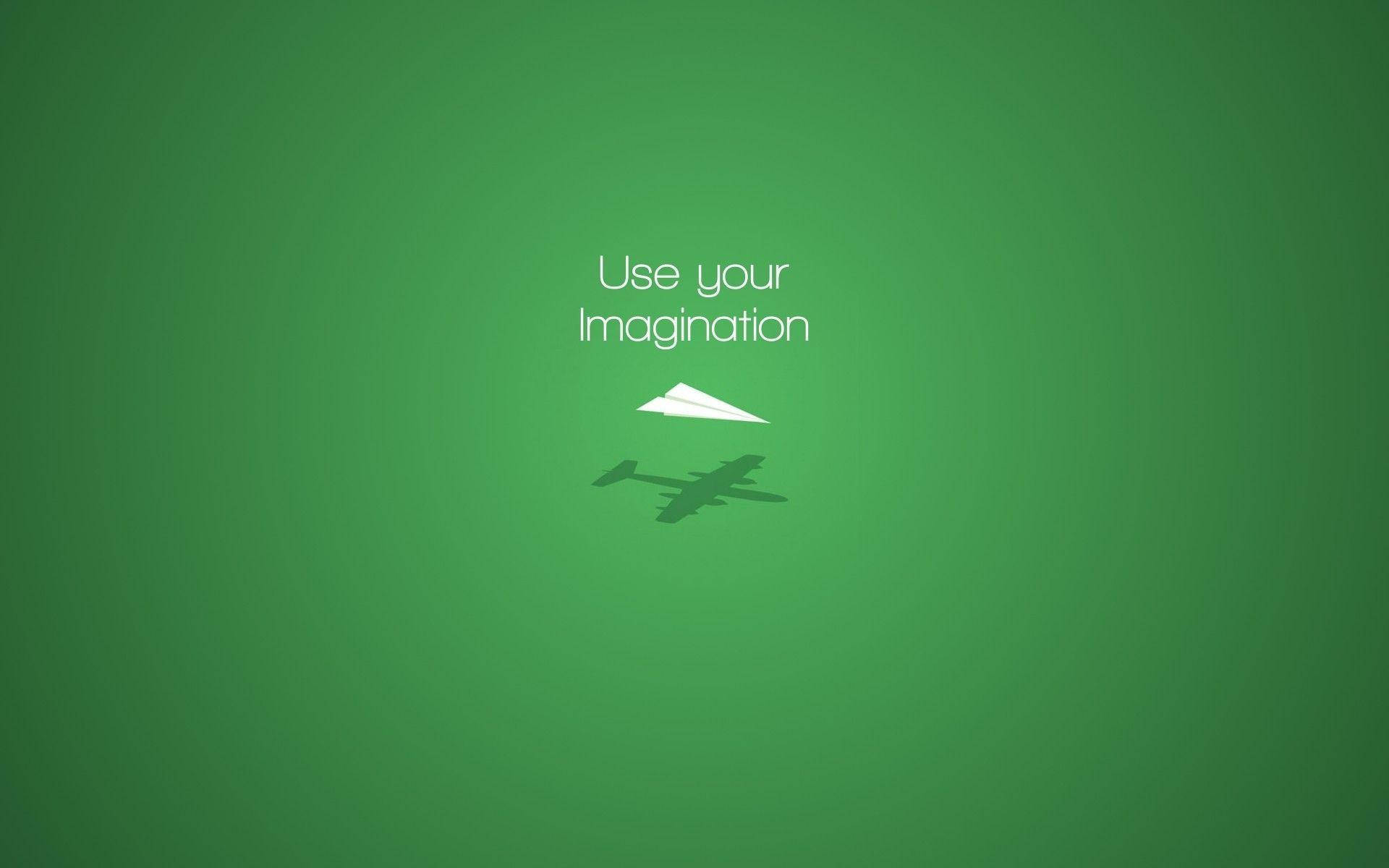 Motiverende skrivebordsbaggrund med fantasi Wallpapers