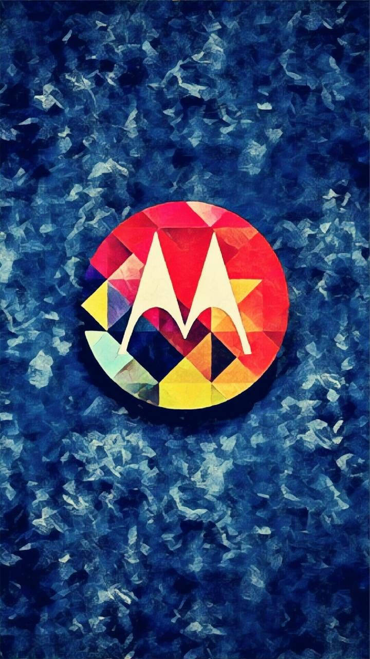 Motorola blå kunst Wallpapers