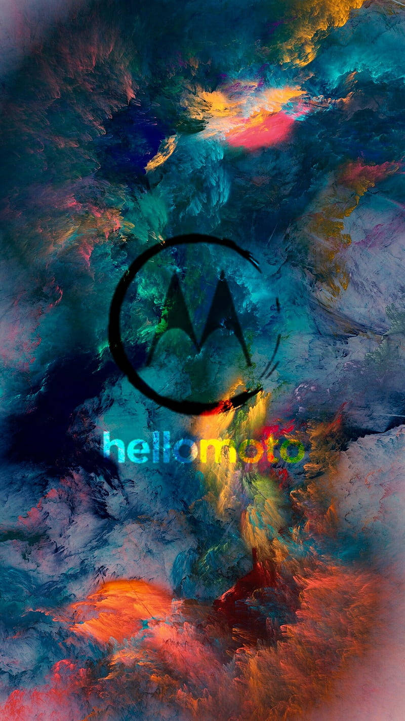 Motorola Farverig Skykunst Wallpapers