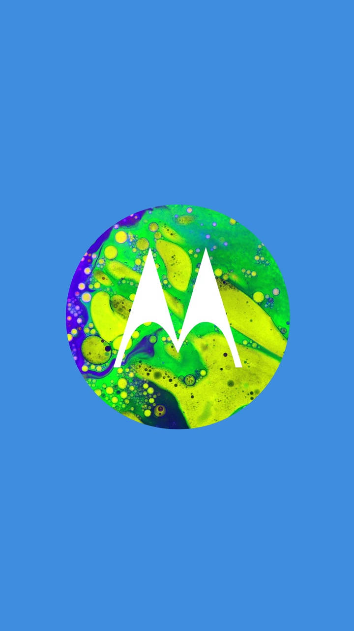 Motorola gulgrøn kunst Wallpapers