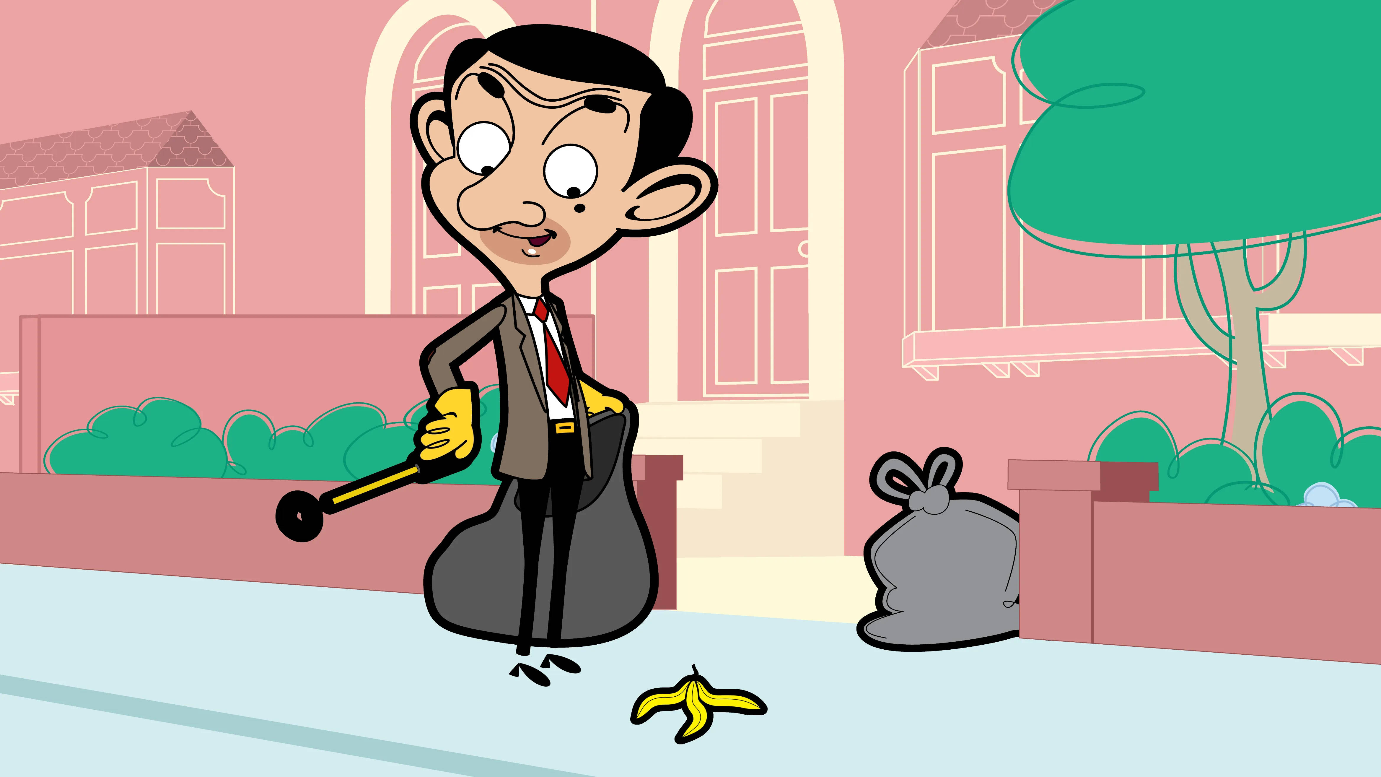 Mr Bean 4K Bananskræl Wallpapers