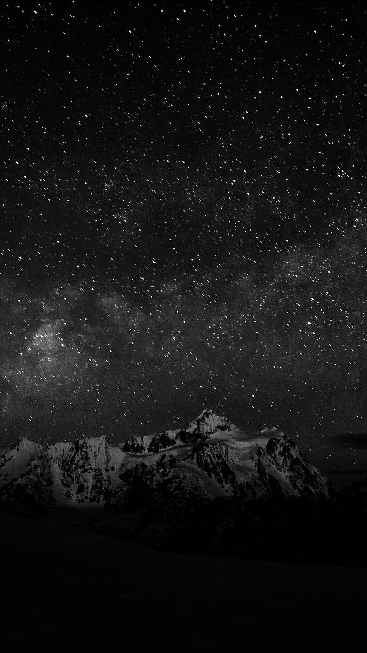 Mørk Android Stjernenat Wallpapers