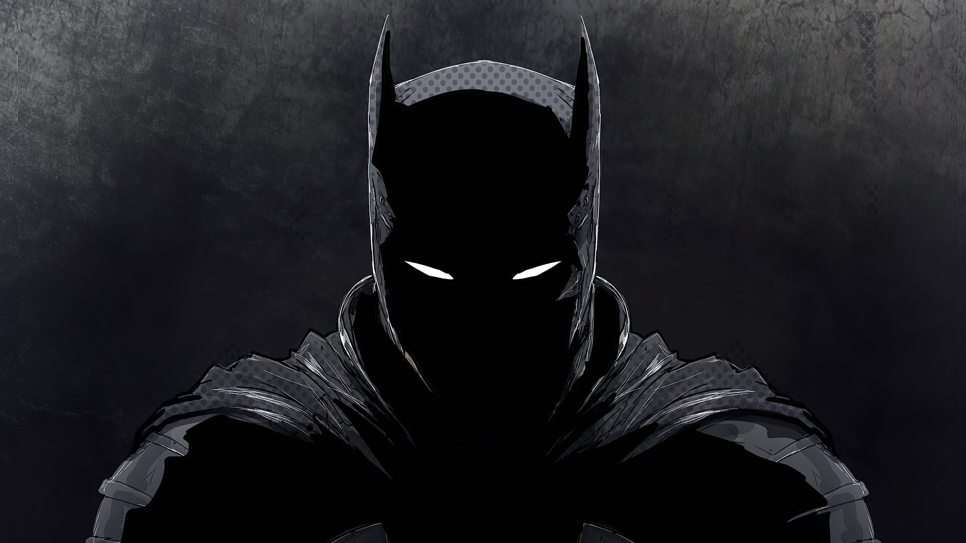 Mørk bærbar sort Batman tegning Wallpapers