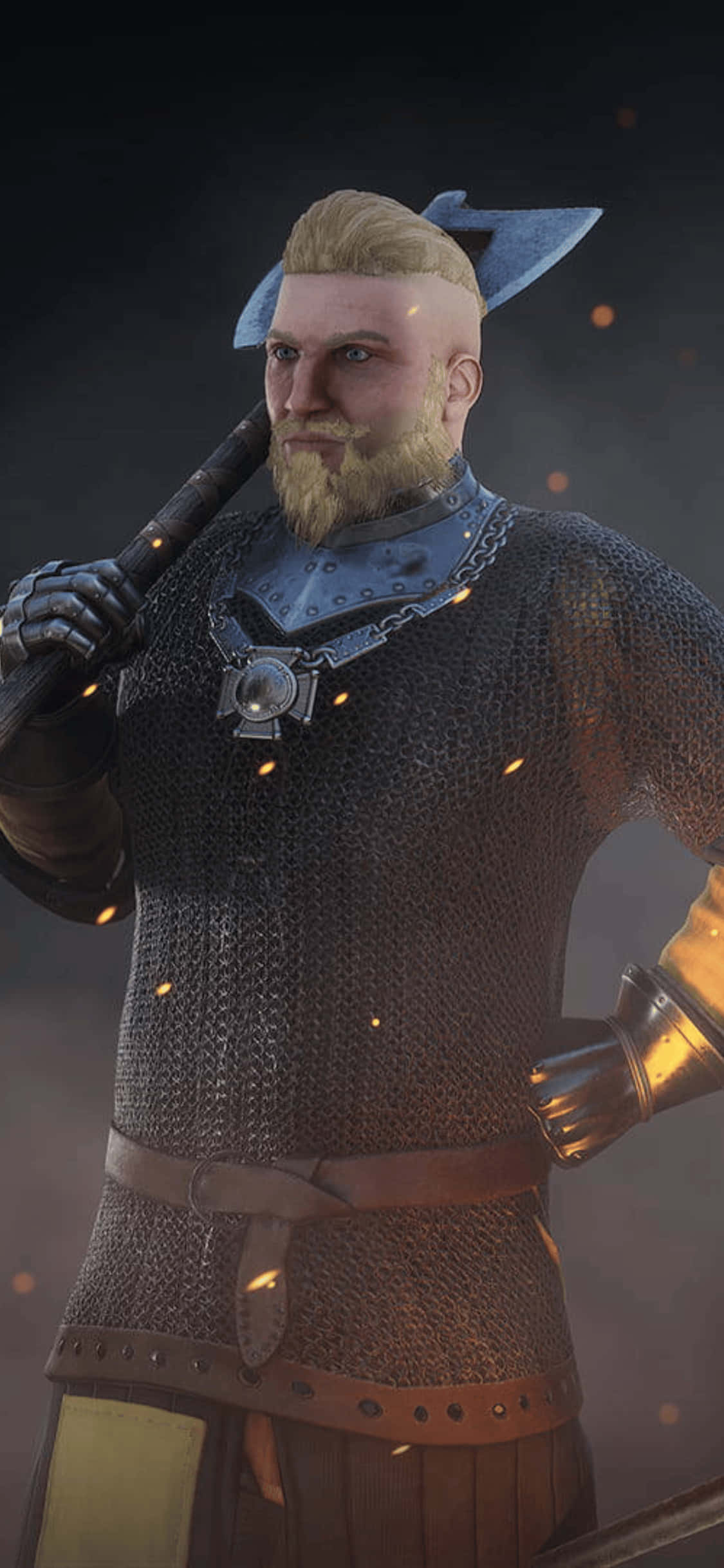Mærk kampens intensitet med iPhone Xs Mordhau Wallpapers