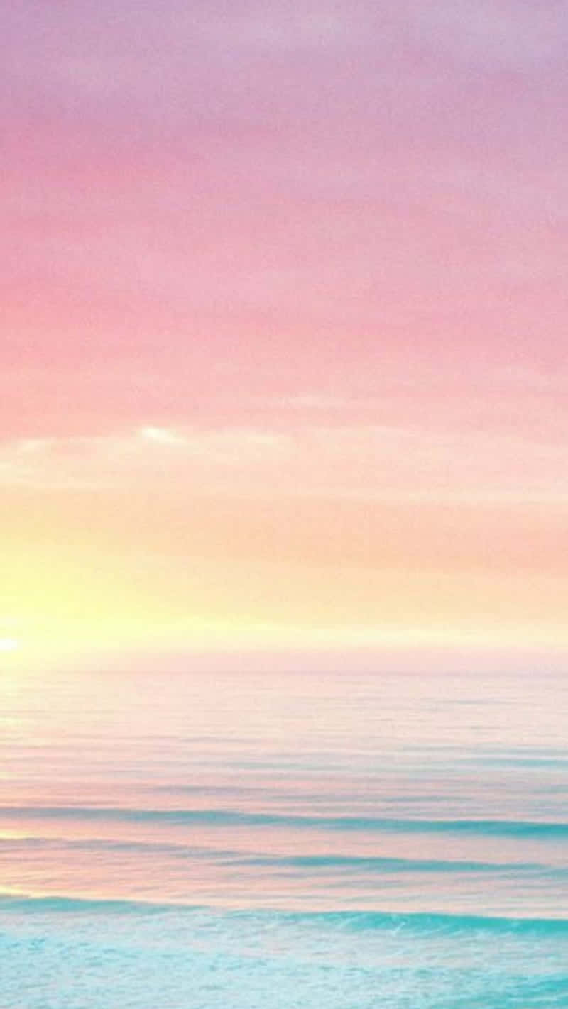 Mærk livsglæden med vores pastelregnbuebaggrund Wallpapers