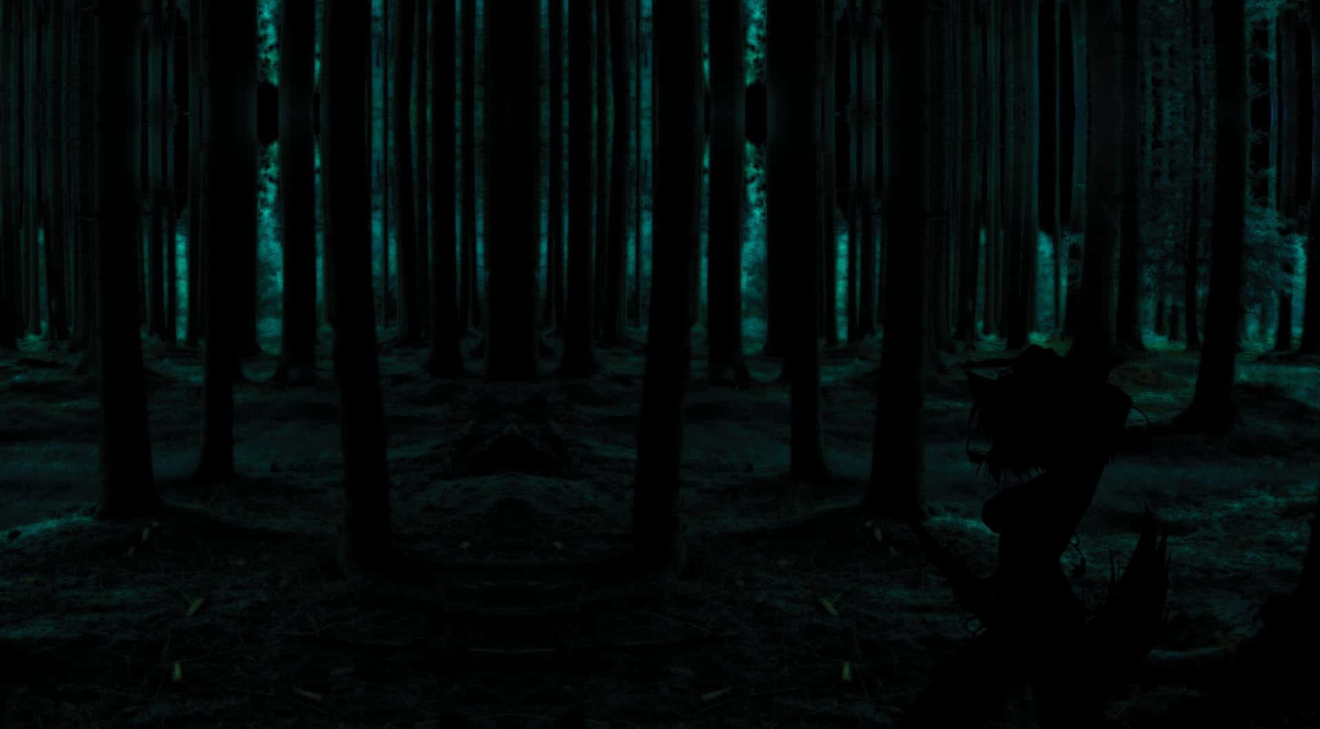 Mørk skov baggrund Wallpapers