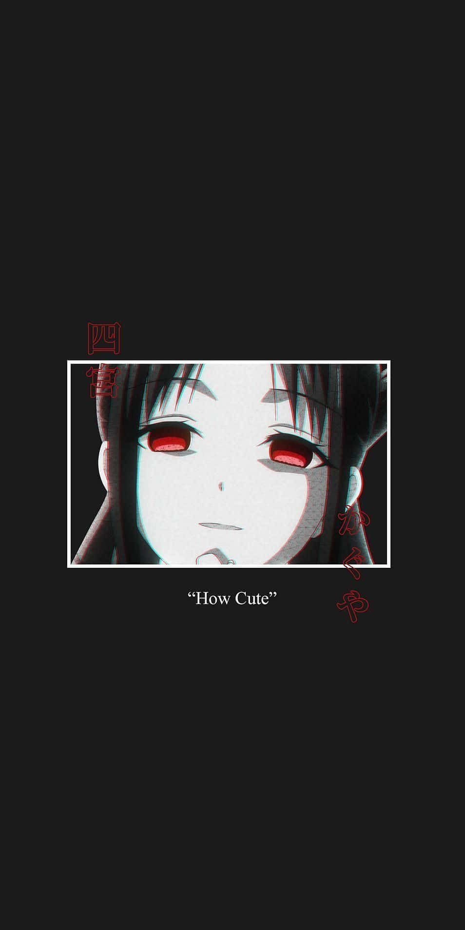Mørk æstetisk anime Kaguya Shinomiya Wallpapers