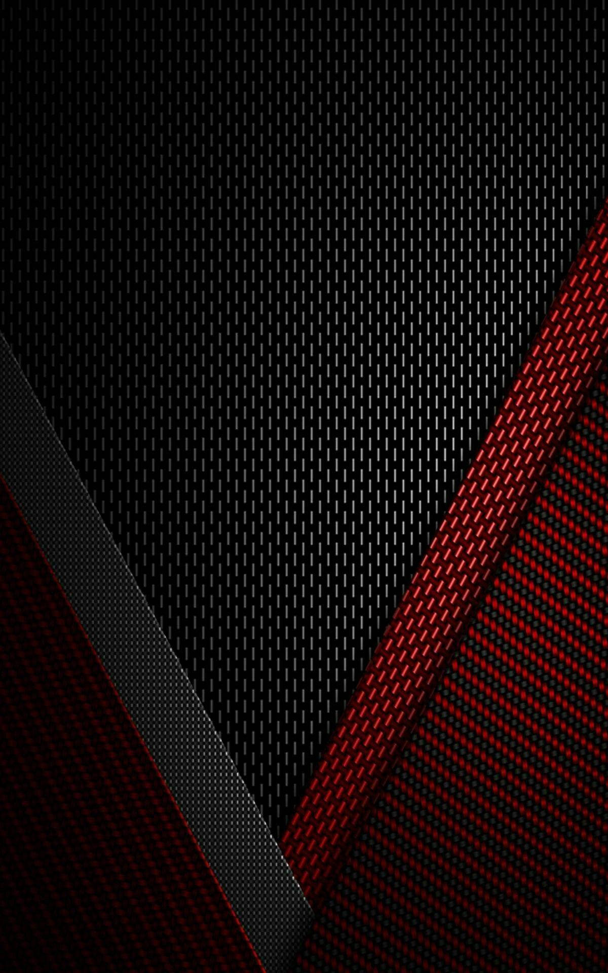Mørk telefon med metal-carbonmønster Wallpapers