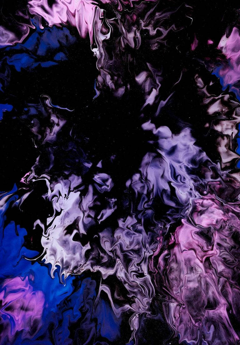 Mørk violet abstrakt iPad 2021 Wallpapers
