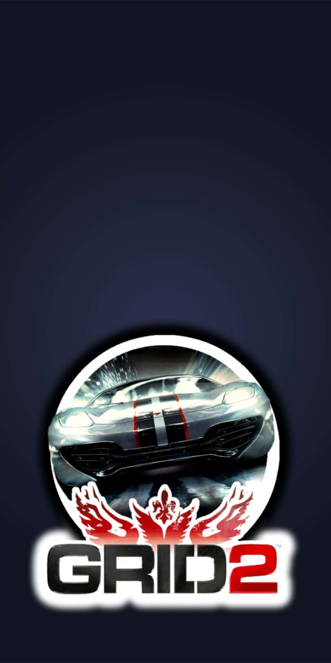 Mørkeblå Pixel 3 Grid 2 Baggrund Wallpapers