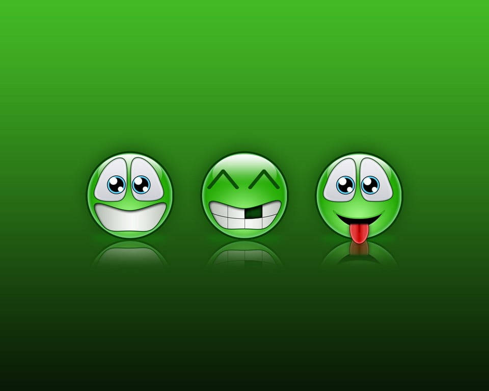 MSN Messenger grønne emojis Wallpapers