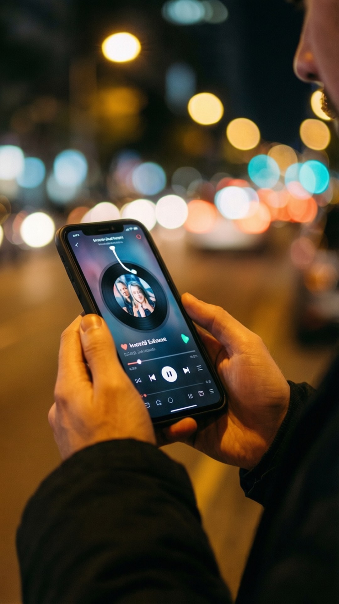Musikapp om natten Wallpapers