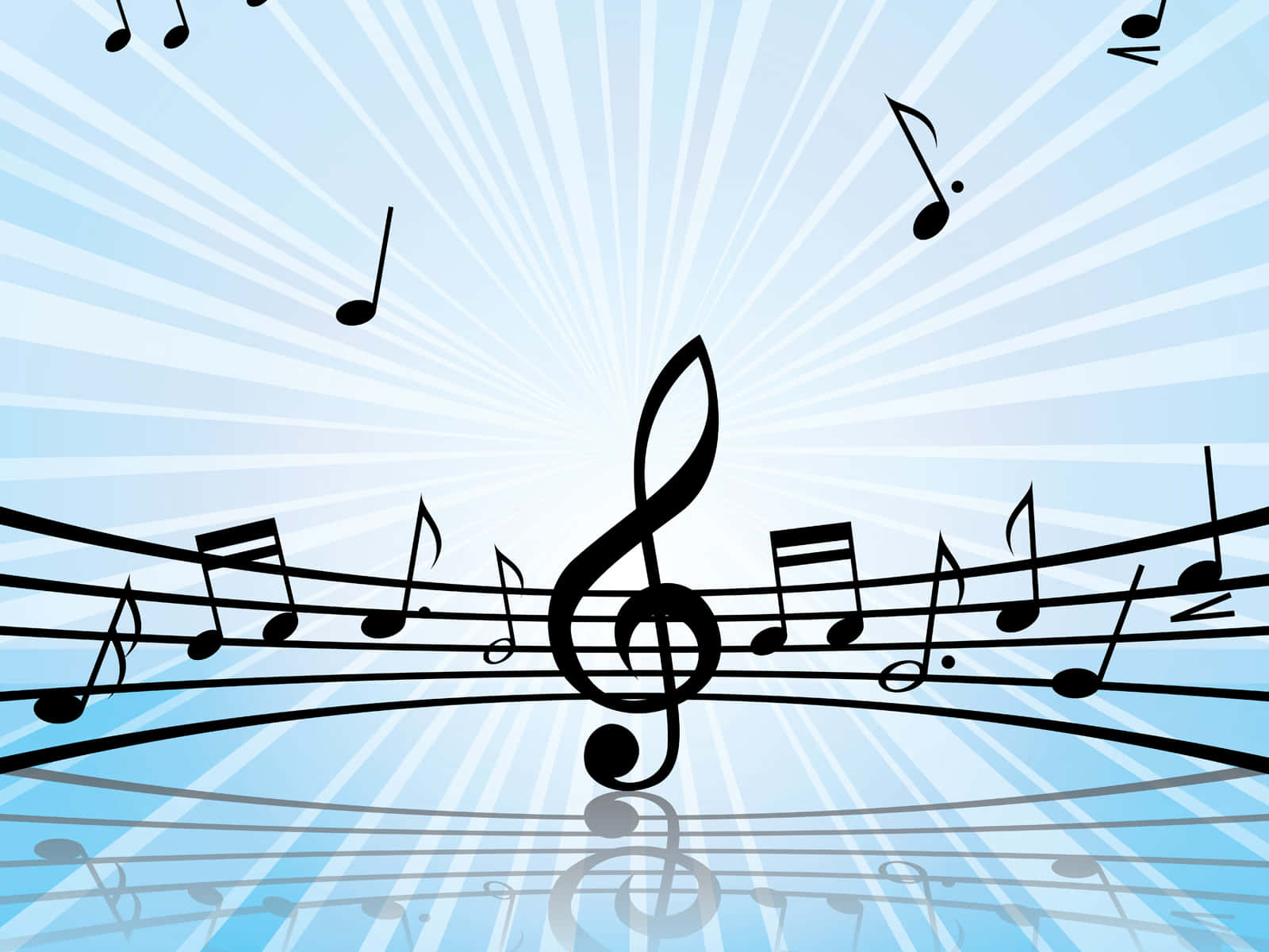 Musiksymboler PowerPoint HD baggrund Wallpapers