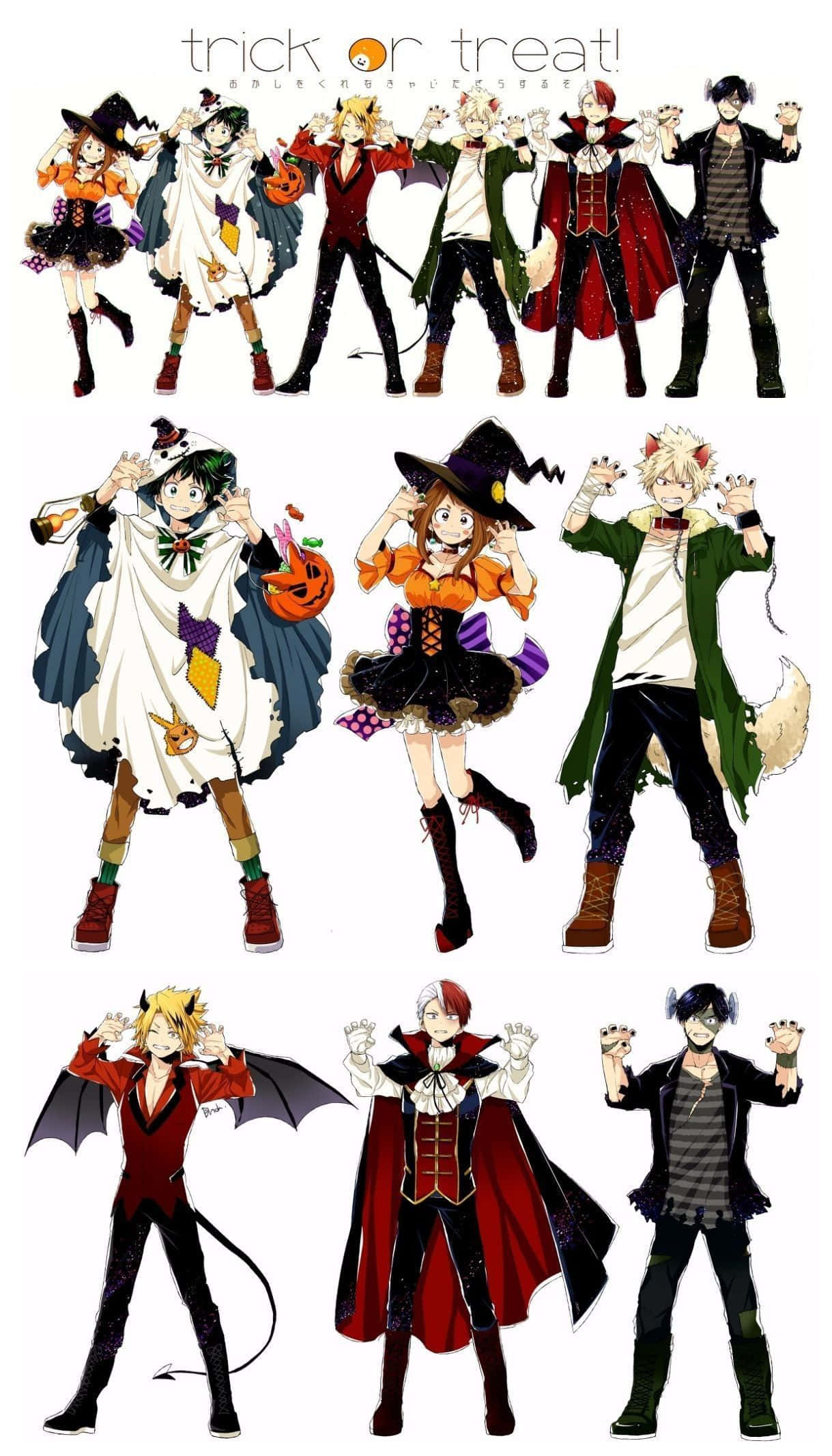 My Hero Academia Halloween-kostumer til trick or treat Wallpapers
