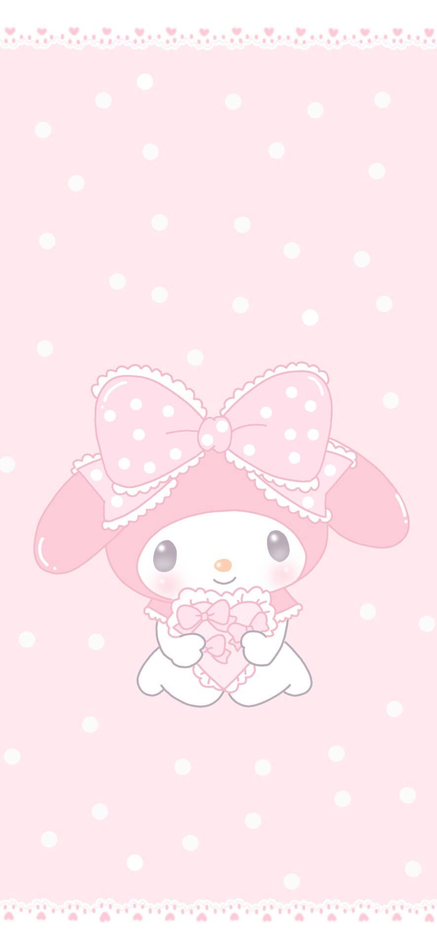 My Melody blød æstetik Wallpapers