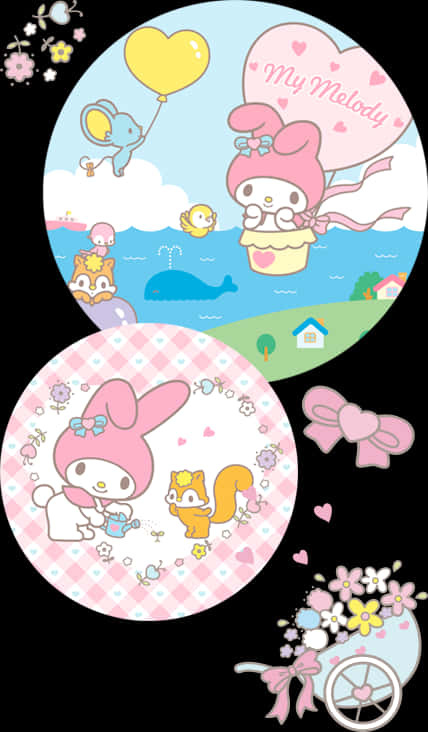 My Melody Eventyr Illustration Wallpapers