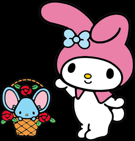 My Melody og ven Wallpapers