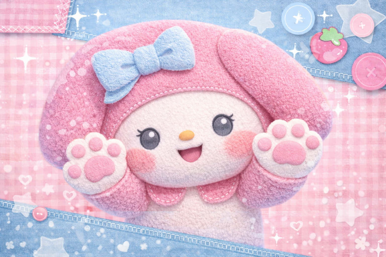 My Melody sød tapet Wallpapers