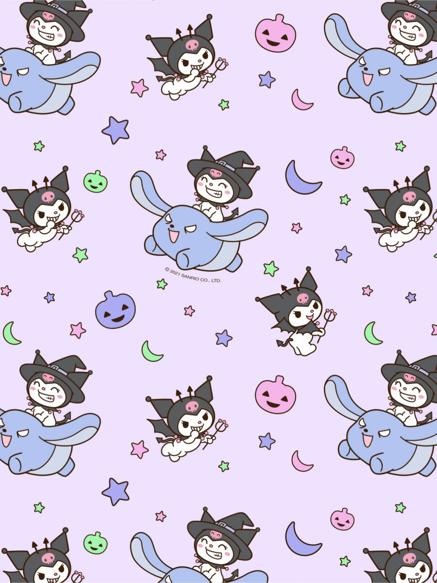 My Melodys rival, Kuromi, med Baku Wallpapers