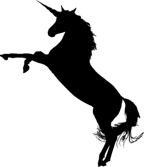 Mystisk enhjørning-silhuet Wallpapers