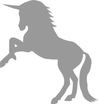Mystisk enhjørningesilhuet Wallpapers