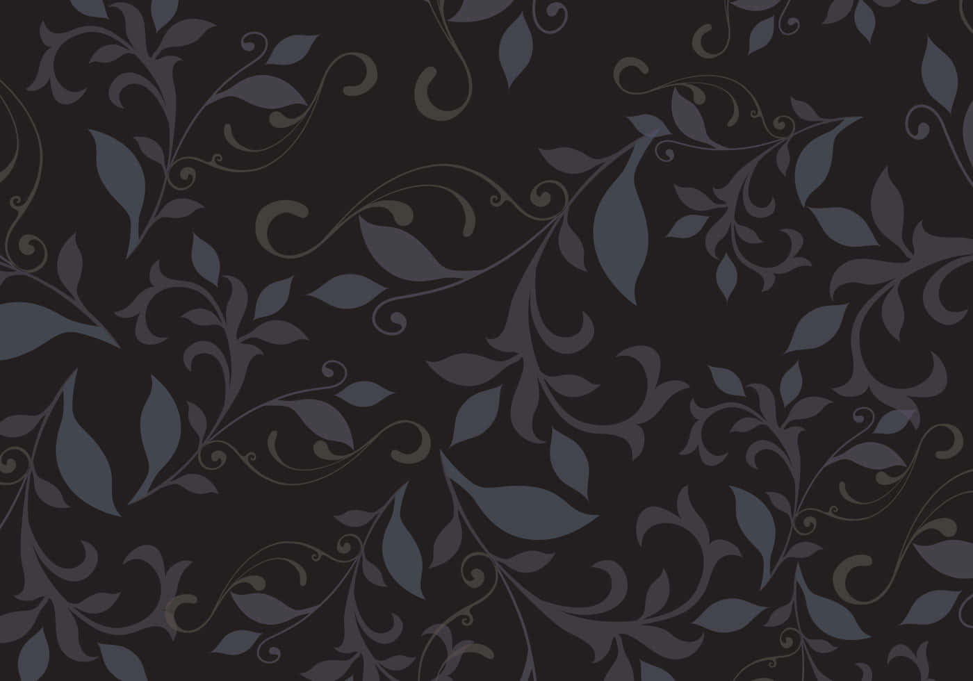 Mystisk Mørk Blomsterbaggrund Wallpapers