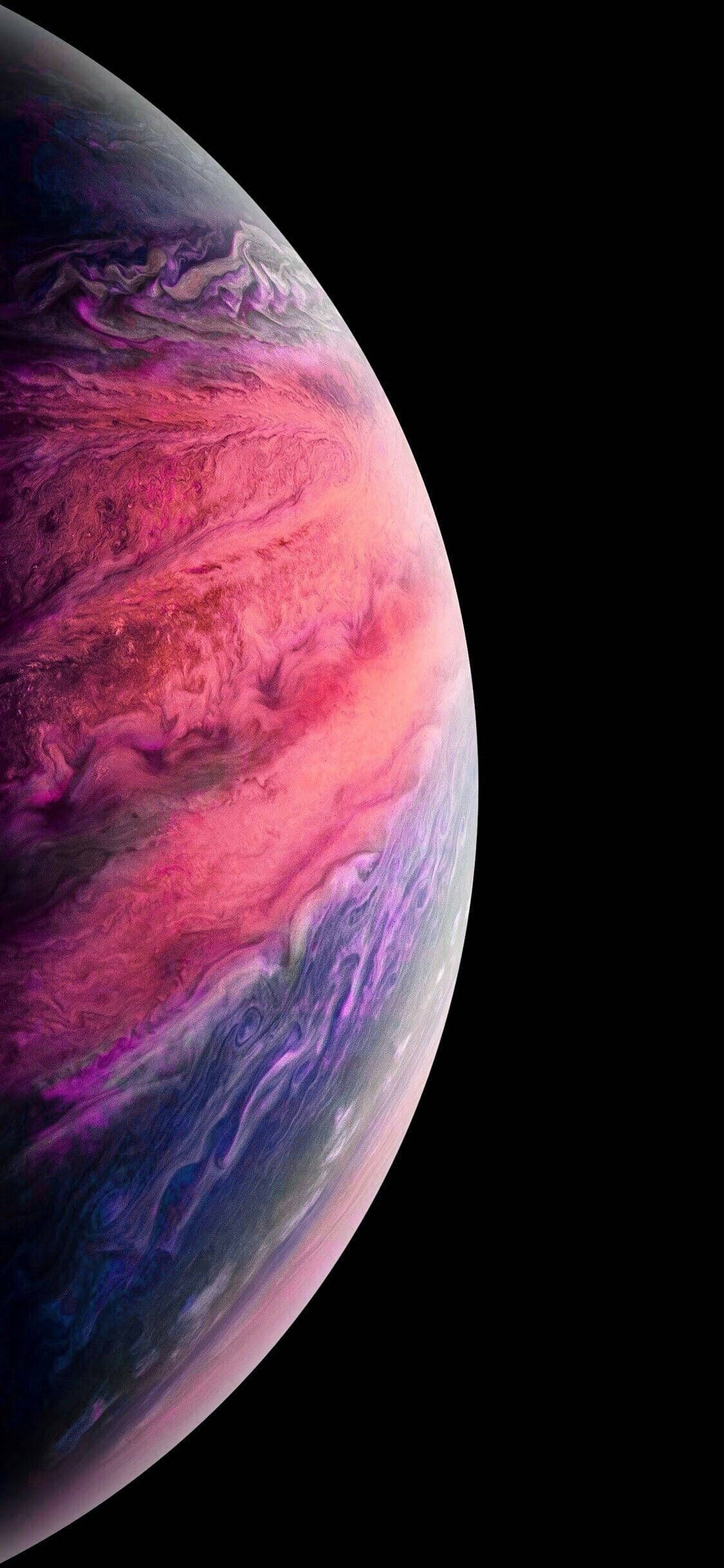 Nå stjernerne og længere med iPhone XS Planet Wallpapers