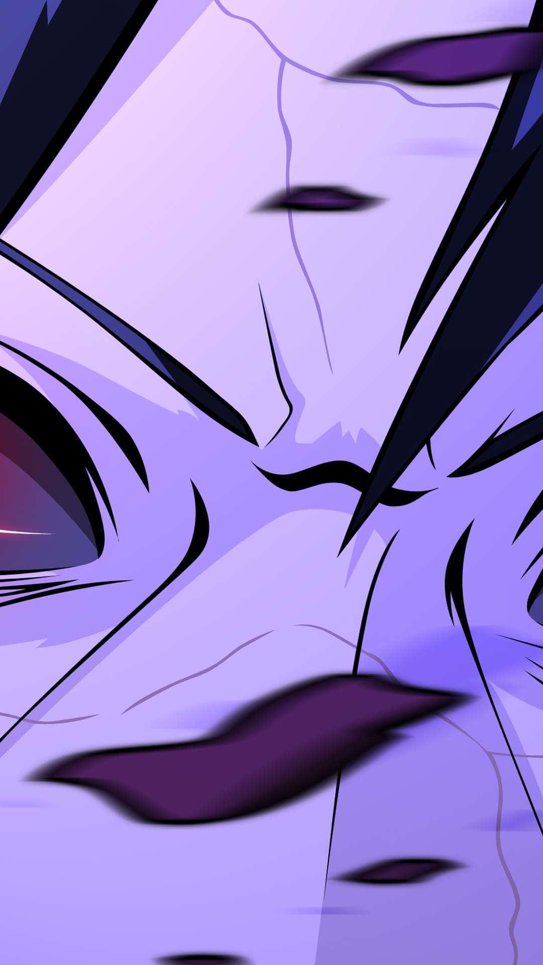 nærbillede af et anime-ansigt med sorte øjne Wallpapers