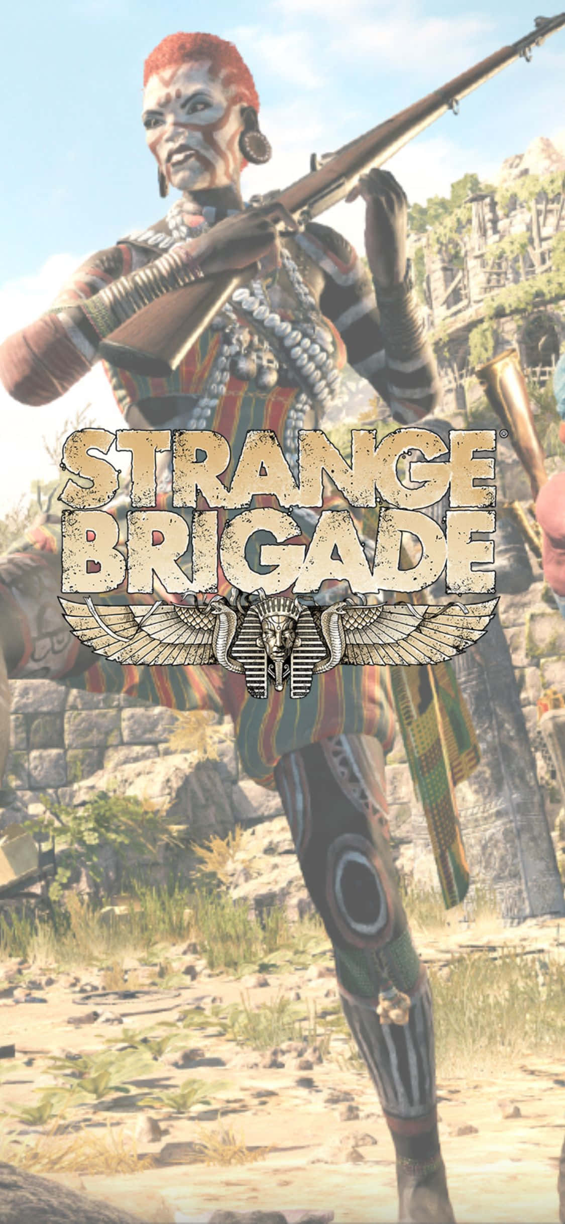 Nalangu Rushida Baggrund til iPhone X Strange Brigade Wallpapers