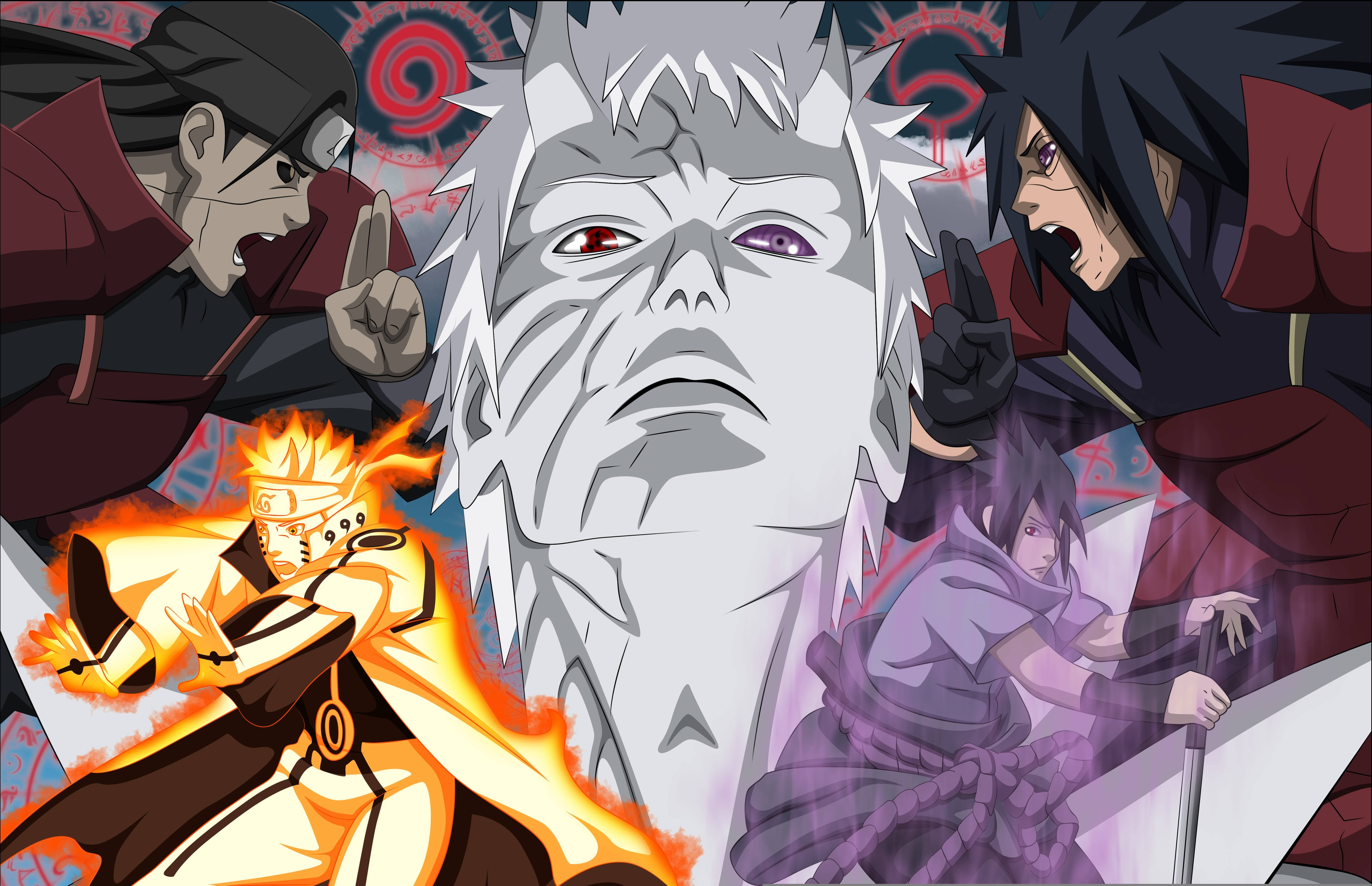 Naruto 4K Obito og Uchiha Wallpapers