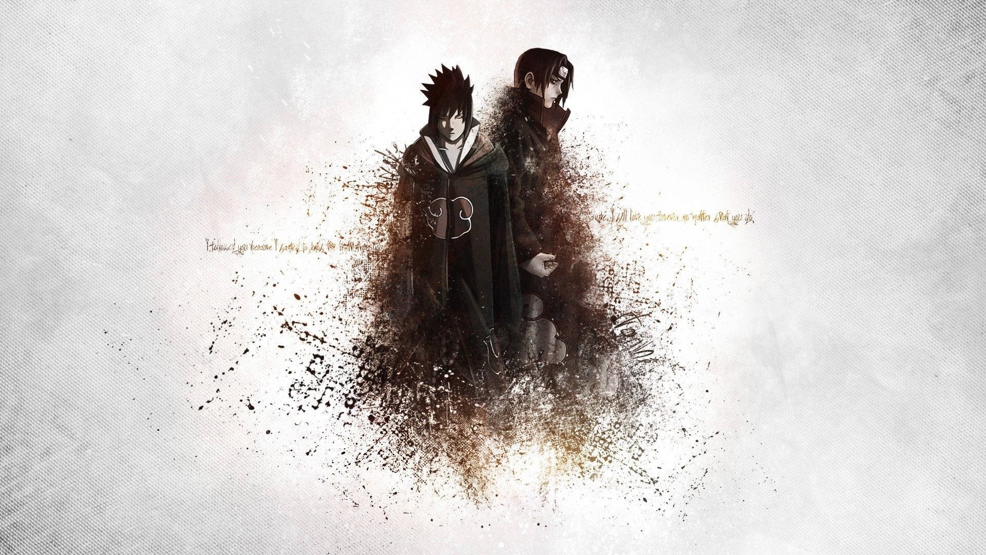 1920x1080 Sasuke Og Itachi HD Baggrund 1080p Baggrund — Itachi Wallpapers