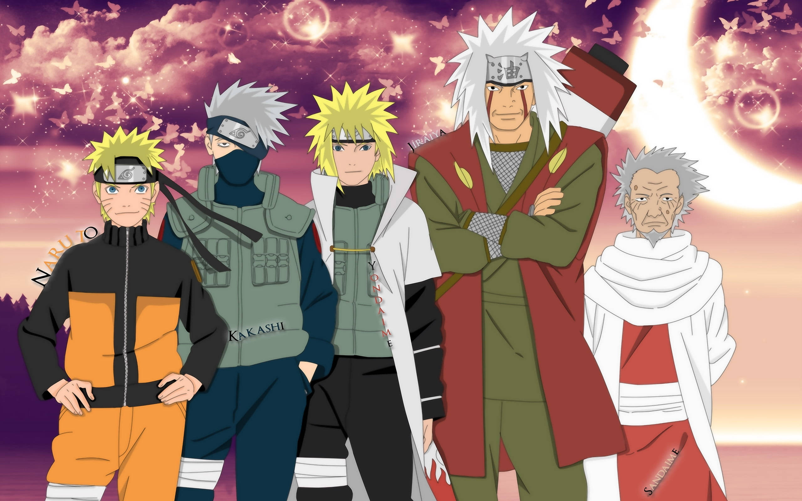 Naruto Hokage Plakat Wallpapers