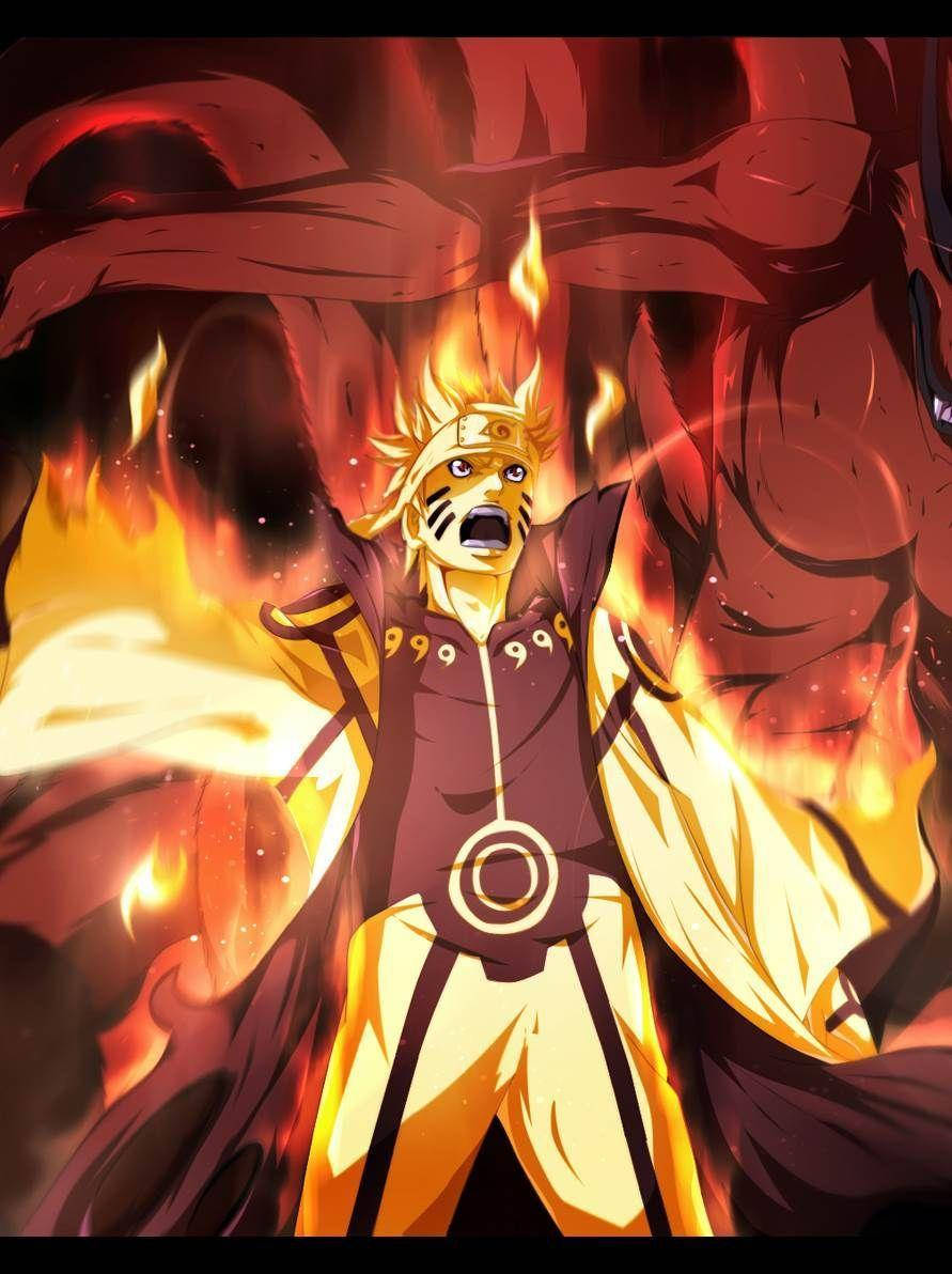 Naruto i Six Paths Sage Mode til telefon Wallpapers