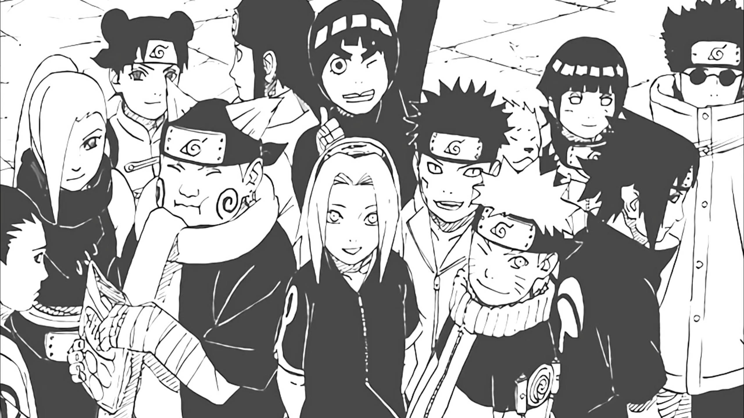 Naruto-karakterer Konoha-ninjaer Wallpapers