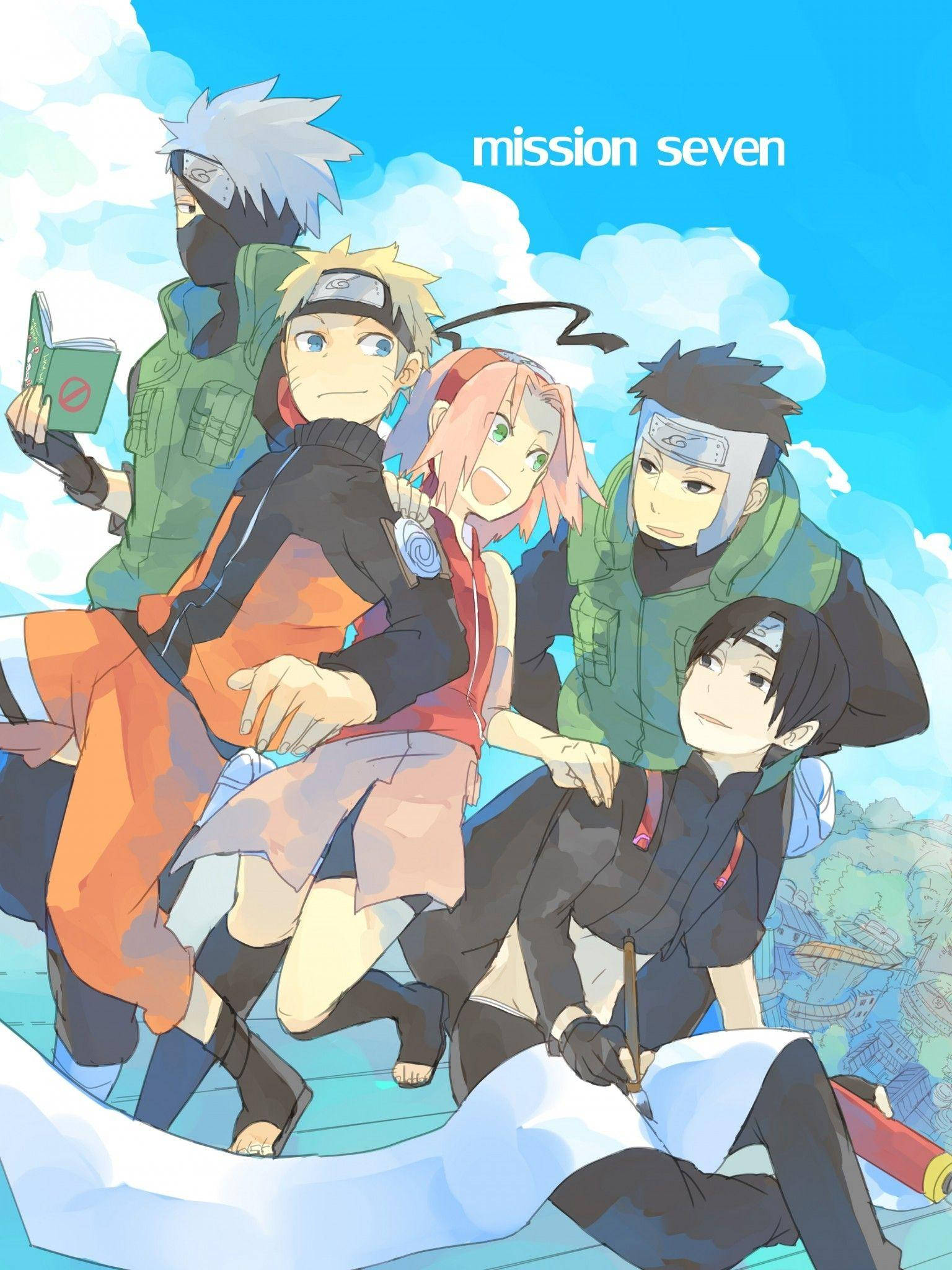 Naruto-karakterer æstetisk fanart Wallpapers